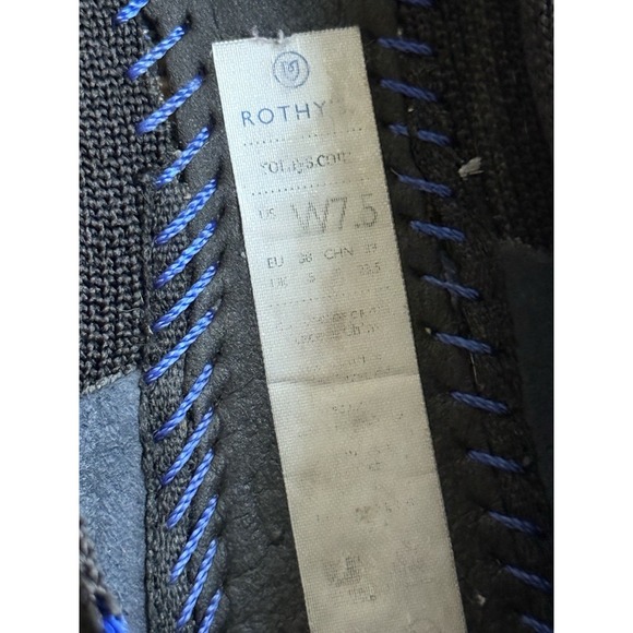 Rothy's The Point Flats Womens Size 7.5 Black Slip On Comfort Shoes Washable - Picture 5 of 7